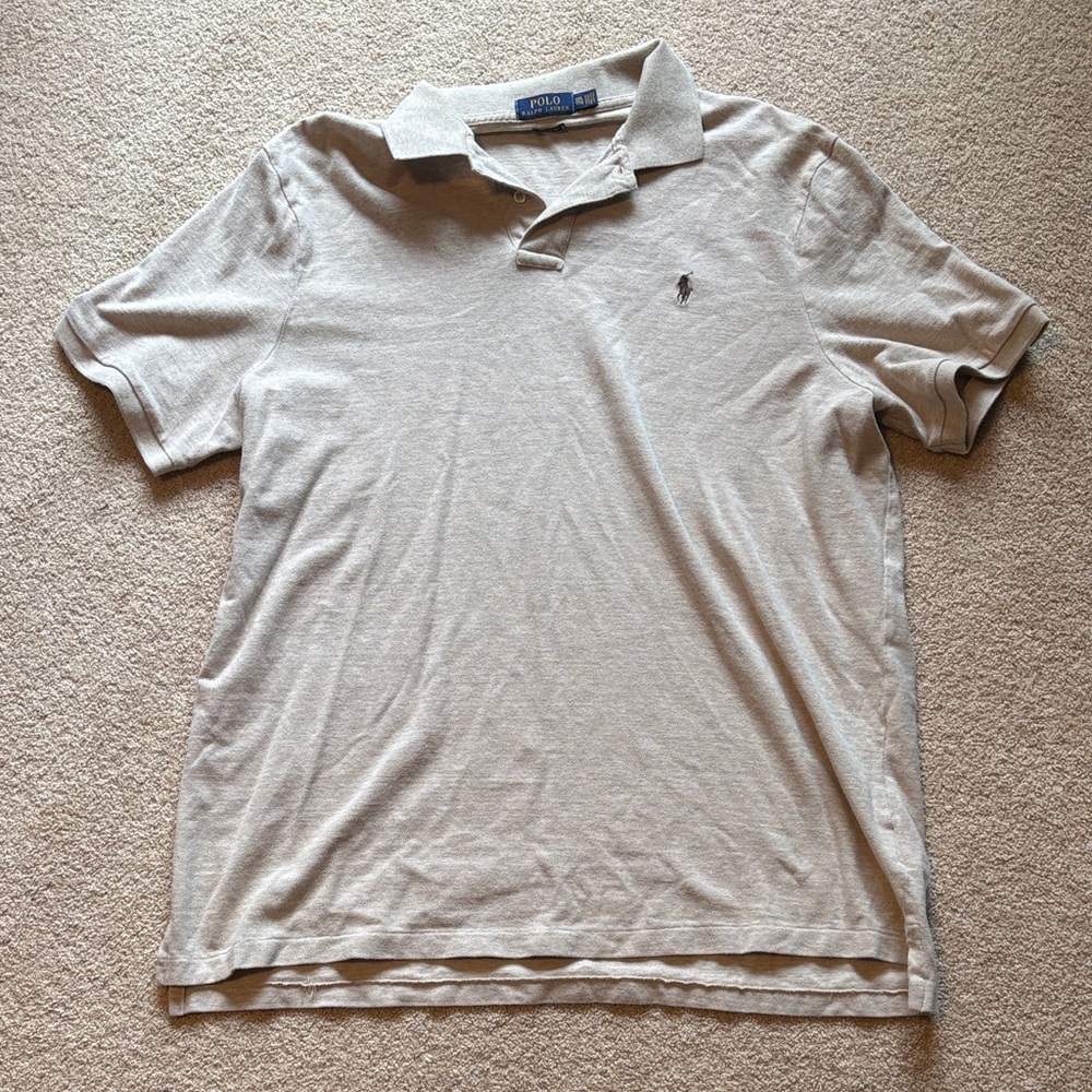 Polo by Ralph Lauren classic fit Men's Light Tan Polo Shirt XXL